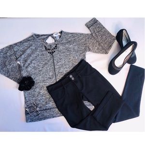 Stylish black kids sweater